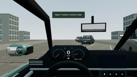 Angled Parking cockpit