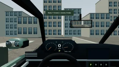Left Parallel Parking · Opposite Wall cockpit