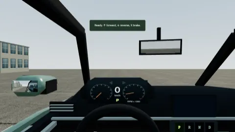 Mirror-Only Challenge cockpit