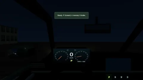 Night Parking cockpit