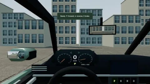 Reverse Through a Gate cockpit