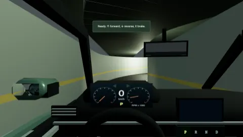 Spiral Parking Garage cockpit
