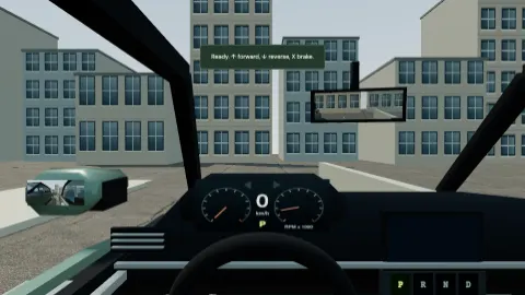 Tight Left Parallel Parking · Opposite Wall cockpit