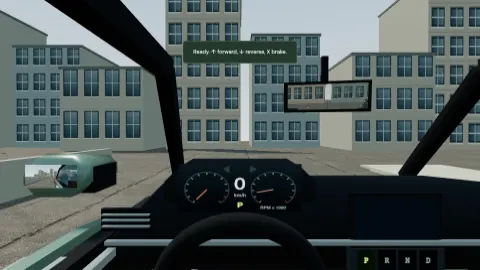 Tight Parallel Parking cockpit