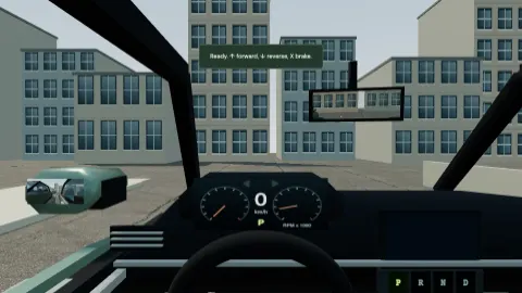 Tight Parallel Parking · Left cockpit